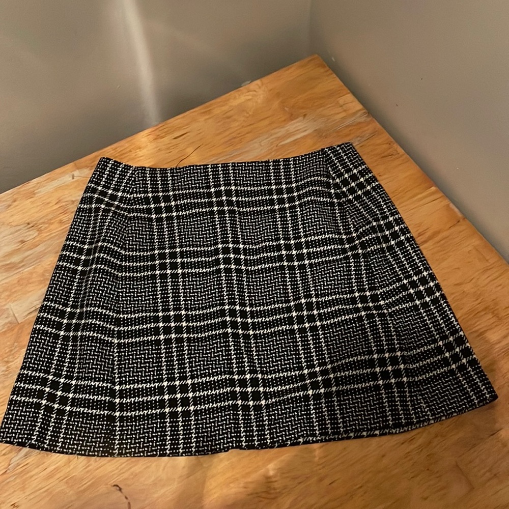 Zara plaid skirt
